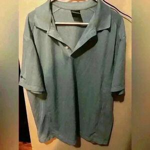 Nike Golf Blue Size XL Polo Embroidery On Sleeve
